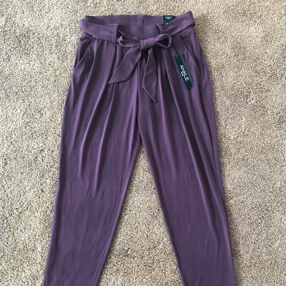 EXPRESS petite mid rise ankle jogger pants